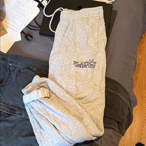 PacSun Gray Playboy Athletic Club Joggers